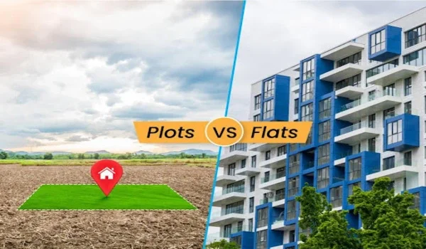 Plot vs Flat comparison for better real estate investment returns in 2026