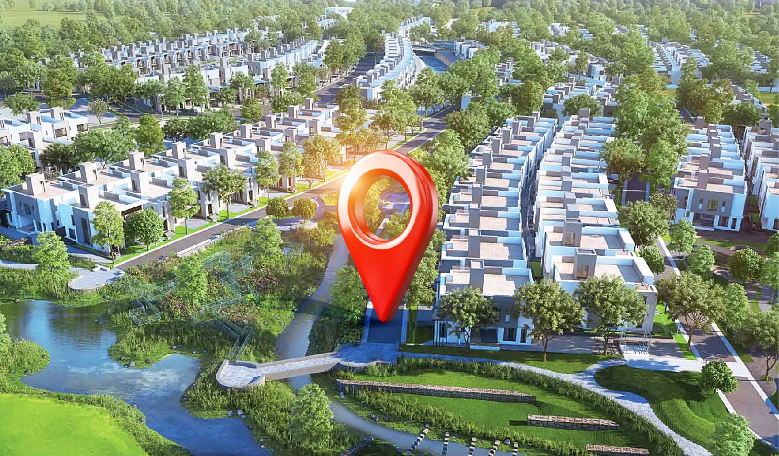 What makes a location premium showing connectivity, infrastructure, development and property value